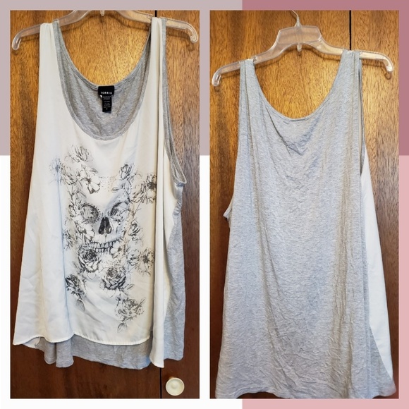 torrid Tops - Torrid skull tank top torrid Tops - Torrid skull tank top